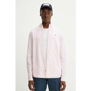 Tommy Jeans camasa din bumbac barbati, cu guler button-down, regular imagine