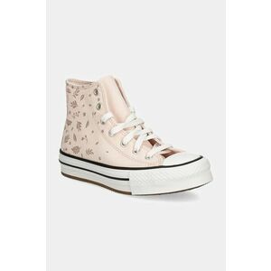 Converse tenisi copii CHUCK TAYLOR ALL STAR EVA LIFT culoarea roz, A08397C imagine