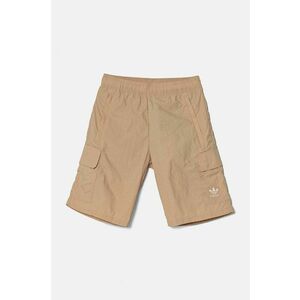 adidas Originals pantaloni scurti copii CARGO SHORTS culoarea bej, talie reglabila, IX7598 imagine