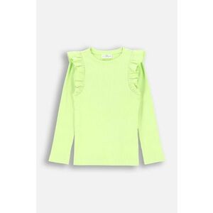 Coccodrillo longsleeve copii culoarea verde, ACADEMY GIRL KIDS imagine