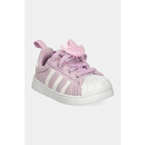 adidas Originals sneakers pentru copii SUPERSTAR 360 CF culoarea violet, ID1049 imagine