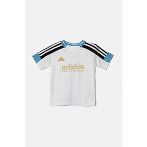 adidas tricou copii J NP TEE culoarea alb, cu imprimeu, IY0143 imagine