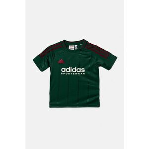 adidas tricou copii J NP TEE culoarea verde, cu imprimeu, IW0890 imagine