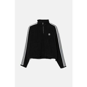 adidas Originals hanorac fleece Adicolor culoarea negru, neted, IY7266 imagine