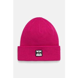 Helly Hansen caciula culoarea roz, din tricot gros imagine