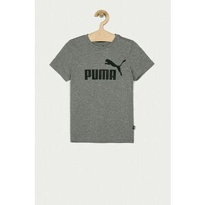 Puma tricou de bumbac pentru copii culoarea gri, cu imprimeu imagine