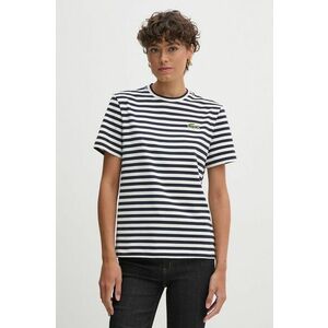 Lacoste tricou din bumbac culoarea albastru marin imagine