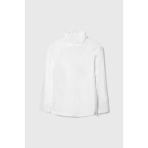 United Colors of Benetton longsleeve copii culoarea alb, neted imagine