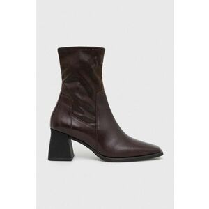 Vagabond Shoemakers botine HEDDA femei, culoarea maro, cu toc drept, 5602.302.35 imagine