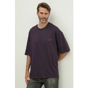 Alpha Industries tricou din bumbac Essentials RL barbati, culoarea violet, cu imprimeu, 146504 imagine