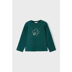 Mayoral longsleeve din bumbac pentru copii culoarea verde, 178 imagine