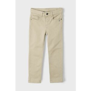 Mayoral pantaloni copii Sponie soft slim fit culoarea bej, neted, 4539 imagine