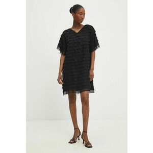 Answear Lab rochie culoarea negru, mini, drept imagine