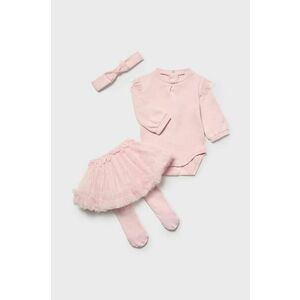 Mayoral Newborn set de bumbac pentru bebelusi culoarea roz, 2814 imagine