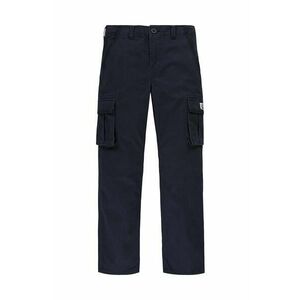 Levi's pantaloni copii culoarea negru, neted imagine