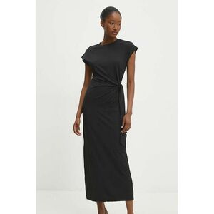 Answear Lab rochie culoarea negru, maxi, mulata imagine