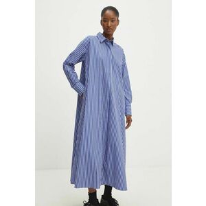 Answear Lab rochie din bumbac midi, oversize imagine