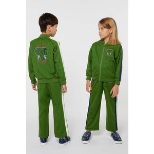 Kenzo Kids pantaloni copii culoarea verde, cu imprimeu, K60716 imagine