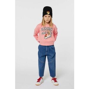 Kenzo Kids bluza copii culoarea roz, cu imprimeu, K60692 imagine