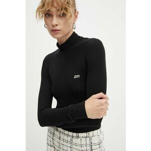 Miss Sixty longsleeve din amestec de lana culoarea negru, cu turtleneck, 6L3SJ3810000 imagine