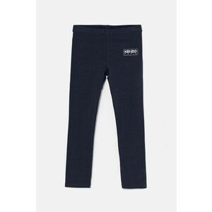 Kenzo Kids leggins copii culoarea albastru marin, neted, K60656 imagine