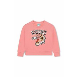 Kenzo Kids bluza copii culoarea roz, cu imprimeu, K60692 imagine