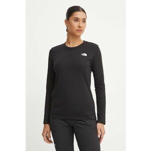 The North Face longsleeve L/S Simple Dome Tee femei, culoarea negru, NF0A87QPJK31 imagine