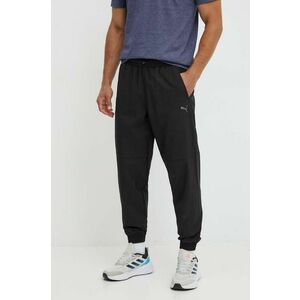 Puma pantaloni de trening culoarea negru, neted, 681655 imagine