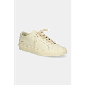 Common Projects sneakers din piele Original Achilles Low culoarea bej, 3701 imagine