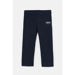 Kenzo Kids leggins copii culoarea albastru marin, neted, K60656 imagine