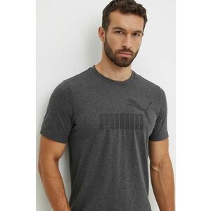 Puma tricou barbati, culoarea gri, cu imprimeu, 586736 imagine