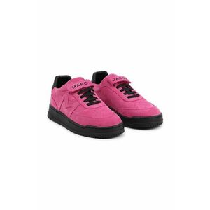 Marc Jacobs sneakers de piele întoarsă pentru copii culoarea violet, W60383 imagine