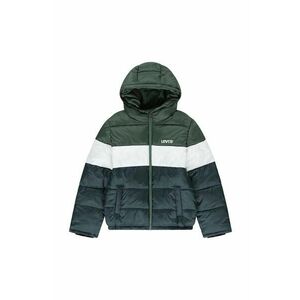 Levi's geaca copii BOY'S COLOR BLOCK PUFFER culoarea verde, 8EL263 imagine