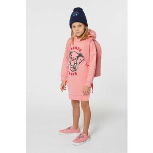 Kenzo Kids rochie din bumbac pentru copii culoarea roz, mini, drept, K60660 imagine