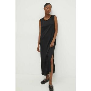 Answear Lab rochie culoarea negru, midi, drept imagine