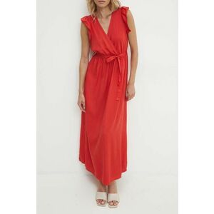 Answear Lab rochie culoarea rosu, maxi, evazati imagine