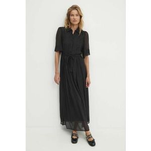 Answear Lab rochie culoarea negru, maxi, evazati imagine