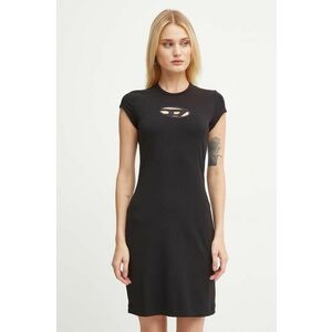 Diesel rochie D-ANGIEL culoarea negru, mini, drept, A06270.0AFAA imagine