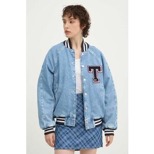 Tommy Jeans jachetă bomber din denim de tranziție, DW0DW18202 imagine