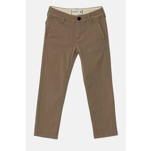 Abercrombie & Fitch pantaloni copii culoarea maro, neted, KI230-4021 imagine