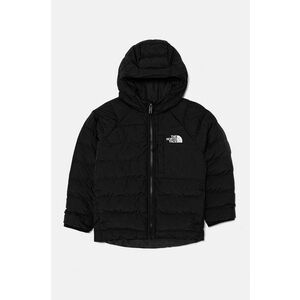 The North Face geaca reversibila pentru copii REVERSIBLE PERRITO HOODED JACKET culoarea negru, NF0A88TWJK31 imagine