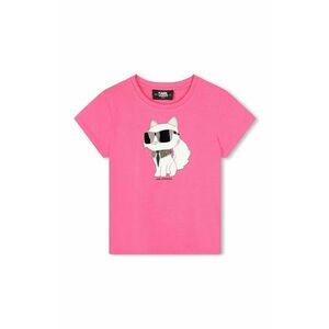 Karl Lagerfeld tricou copii culoarea violet, Z30366 imagine