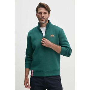 Alpha Industries bluza barbati, culoarea verde, cu imprimeu, 108308 imagine