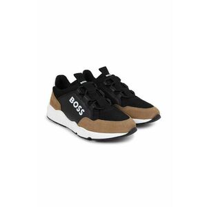 BOSS sneakers pentru copii culoarea negru, J51314 imagine