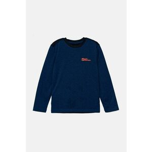 Jack Wolfskin longsleeve copii melanj, 1610321 imagine