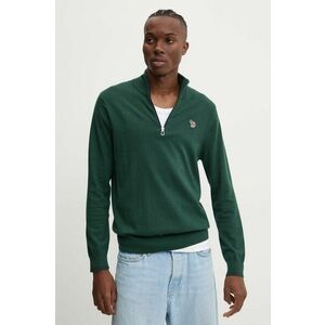 PS Paul Smith pulover din amestec de lana barbati, culoarea verde, cu turtleneck, M2R.531XZ.N22226 imagine