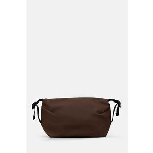 Rains portfard Hilo Wash Bag W3 culoarea maro, 15630-23 imagine