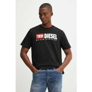 Diesel tricou din bumbac T-ADJUST-K14 barbati, culoarea negru, cu imprimeu, A15025.0GRAI imagine