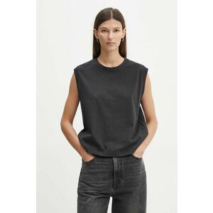 Levi's top din bumbac culoarea negru, A8794 imagine