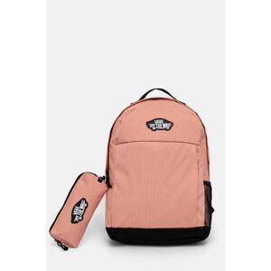 Vans ghiozdan copii VANS SKOOL BACKPACK culoarea roz, mare, cu imprimeu, VN0A5FOKD471 imagine